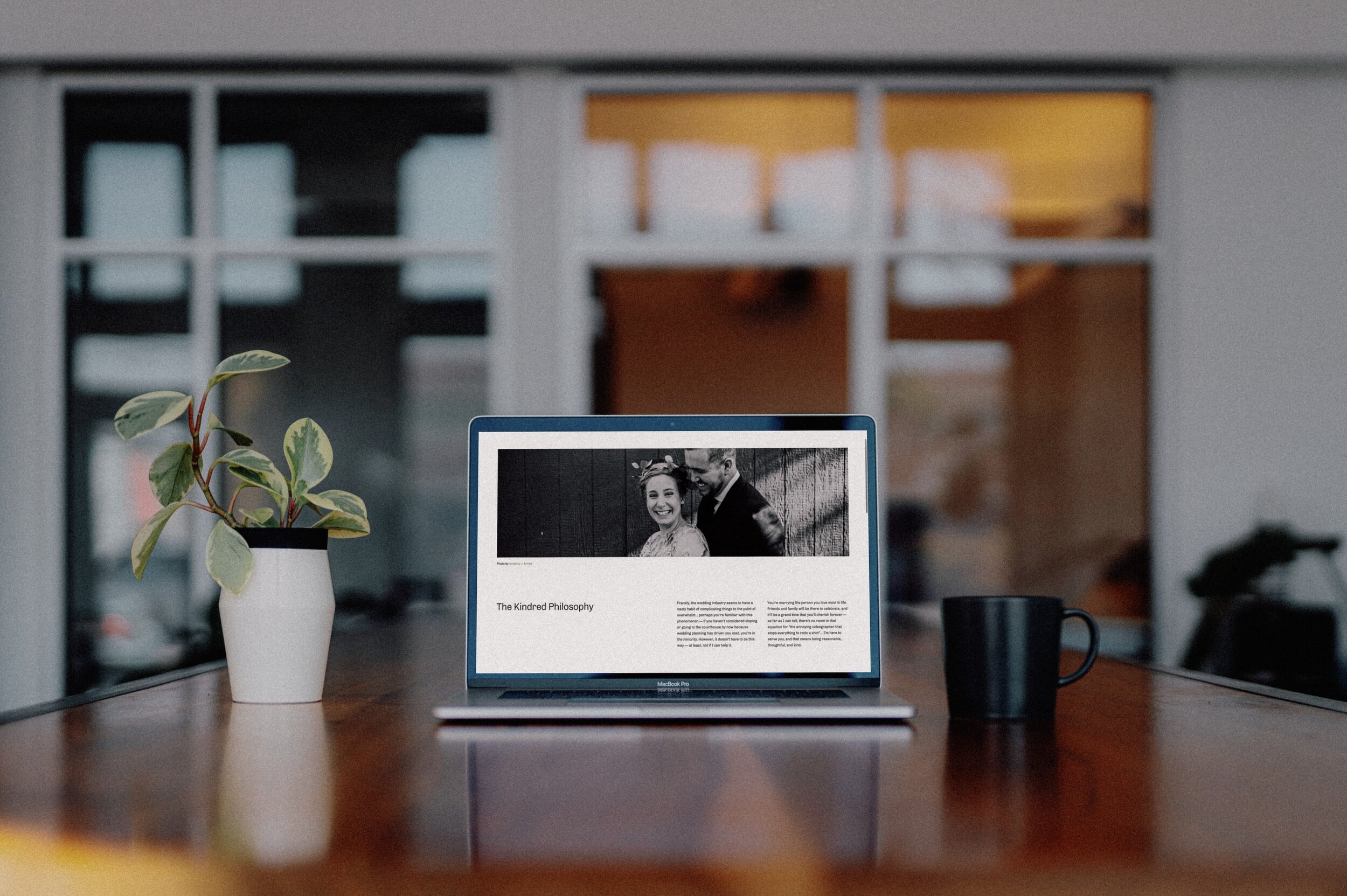 Kindred Wedding Videography Website