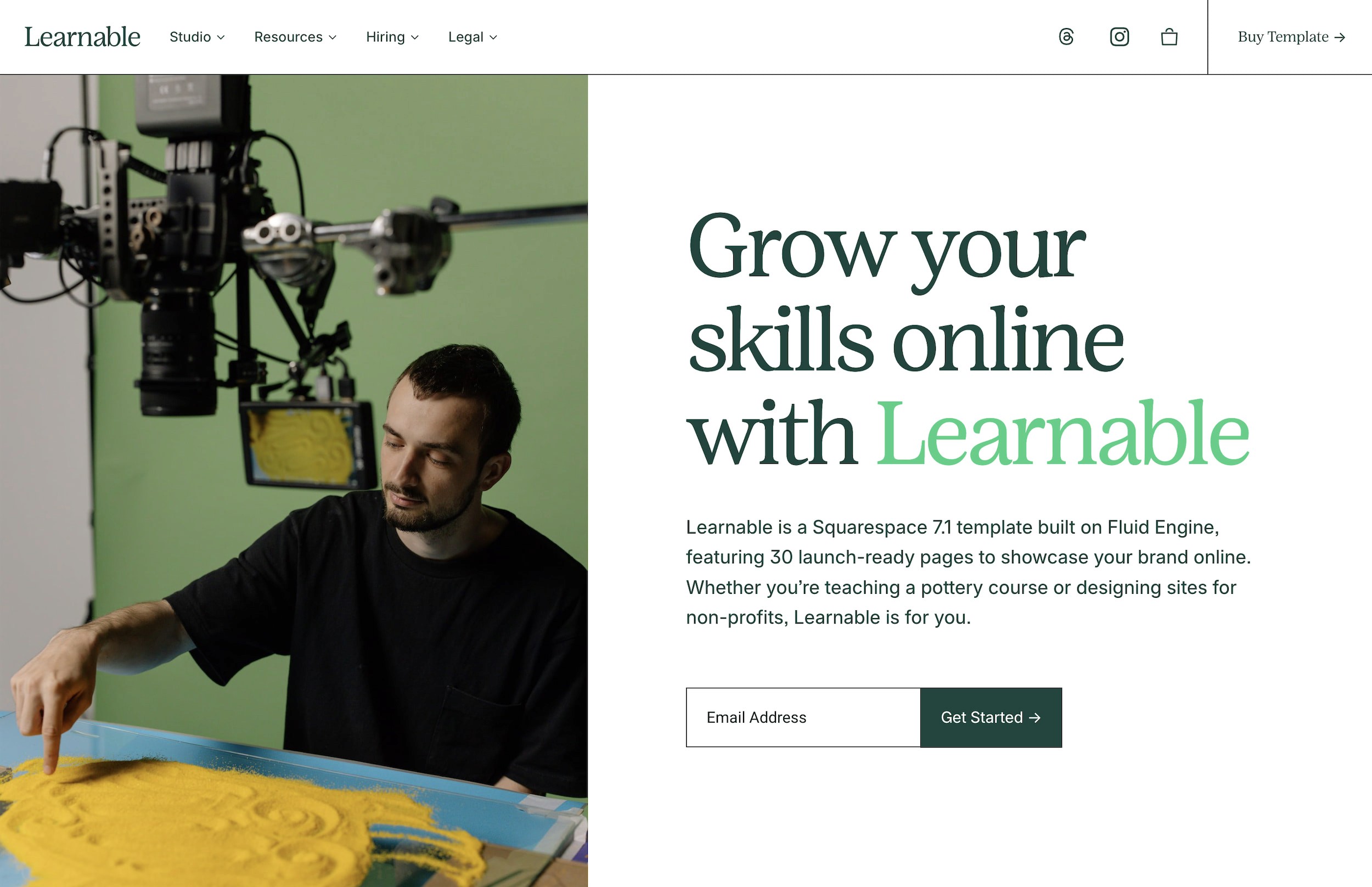 Learnable preview