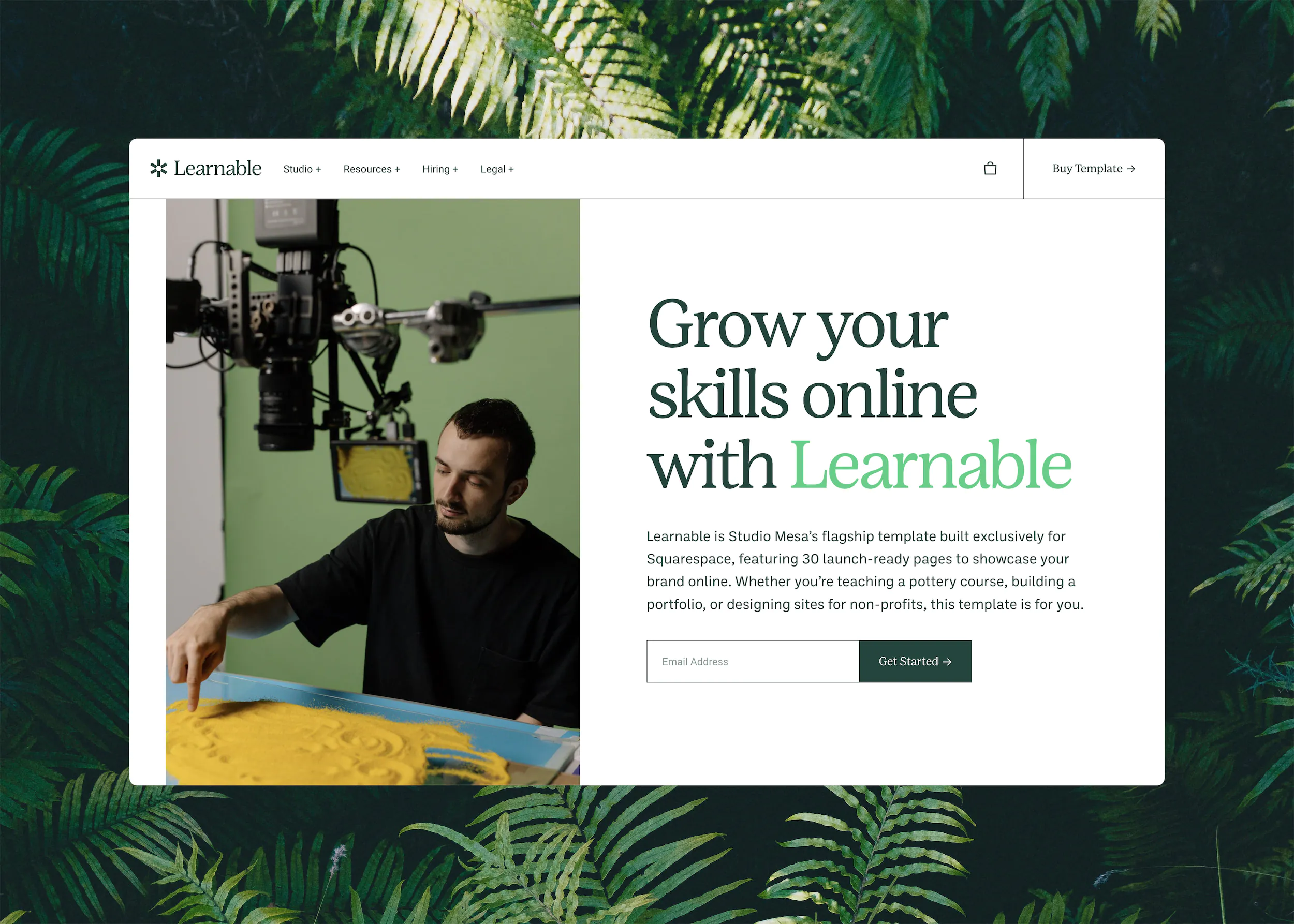 Learnable | Premium Squarespace 7.1 Template by Studio Mesa