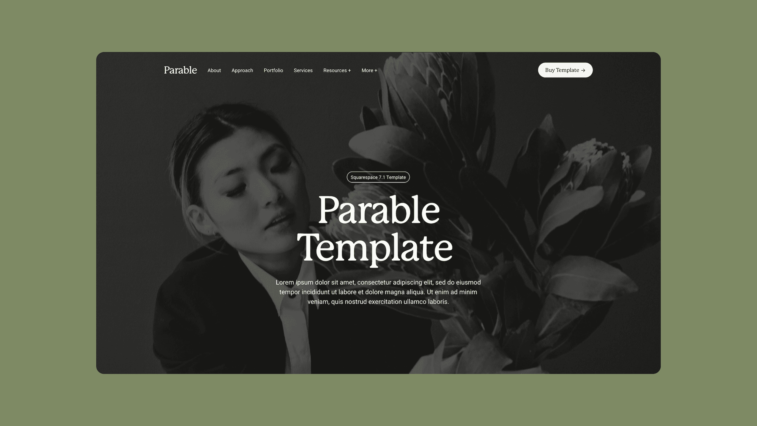 Parable | Premium Squarespace 7.1 Template by Studio Mesa